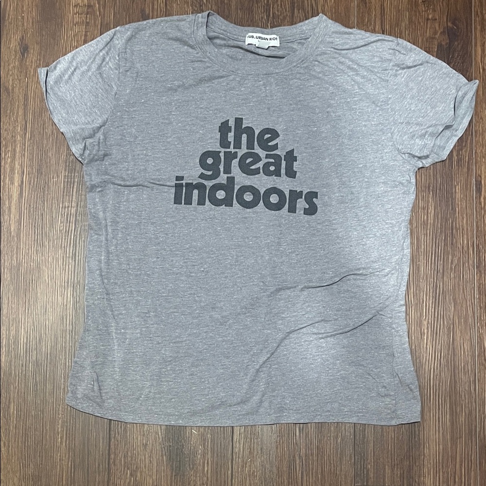 Sub_Urban Riot Gray 'The Great Indoors' Tee